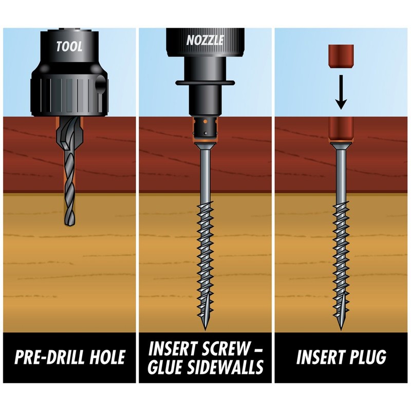 Starborn Industries Smart-Bit Pro Plug System Countersink Drill Bit Tool