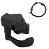 RUTU 7/8'' 22mm Thumb Throttle Cable Accelerator Handle Assembly for