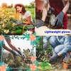 Lightweight Work Gloves,Touch Screen Flex Deerskin Leather Garden Gloves for