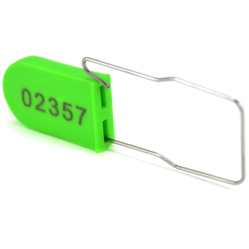 500 PCS Plastic Wire Padlocks, Numbered Plastic Padlocks Security Seals