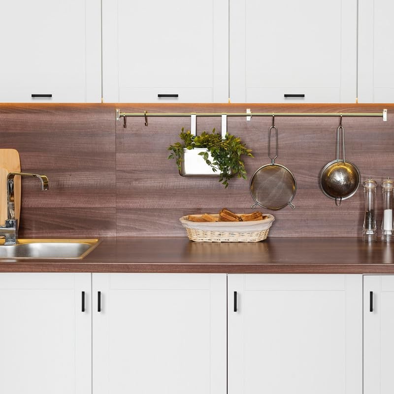 Ravinte 15 Pack Kitchen Door Handles Black Handles for Cupboards