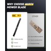 OCPTY Mulching Blades 30 inch Deck Mower Blades for Troy