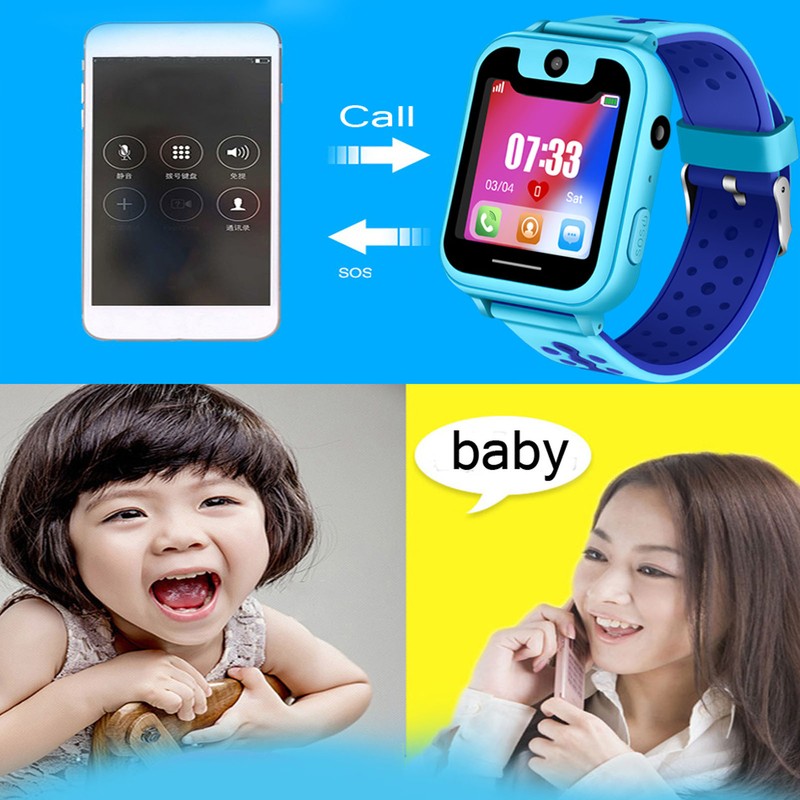 2G GSM Kids Smart Watch Waterproof Cell Phone Watch 1.54in