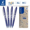 PILOT - FriXion Clicker 0.7 set - 4 pieces: blue