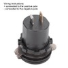 2.4A 3 in 1 Multifunction Digital LED IP66 Car USB