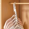Portable Travel Clothes Hangers, 1Pcs Folding Drying Rack 5Pcs Foldable