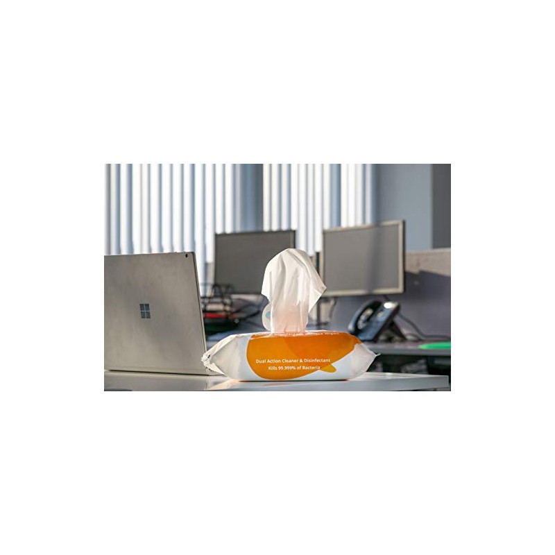 Uniwipe Uniwipe Clinical Midi-Wipes, Antibacterial, Sanitising, Kills 99.999% of Germs,