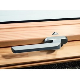 Roto Original Window Handle | Window Handle for Roof Windows from R4 and R7 Series Wood | Colour Silver