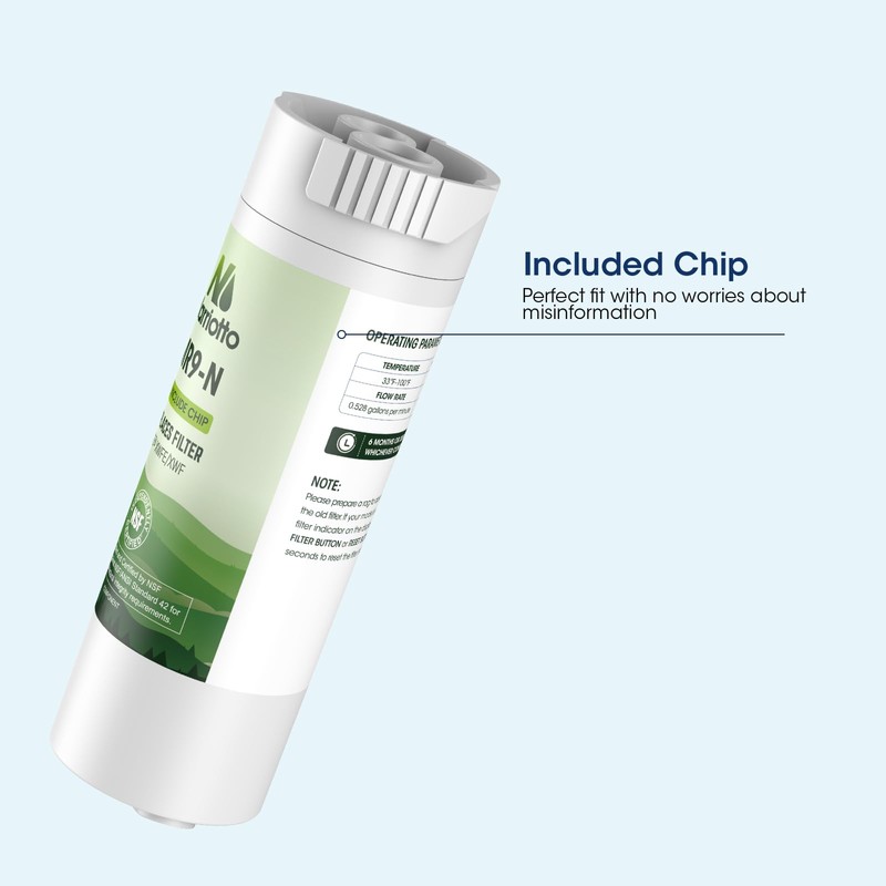 MARRIOTTO Water Filter Compatible with XWFE (Built-in CHIP), Replacement for