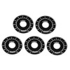 uxcell Rheostat Variable Transformer Potentiometer Control Dial Face Plate 5pcs