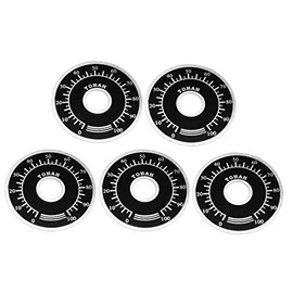 uxcell Rheostat Variable Transformer Potentiometer Control Dial Face Plate 5pcs