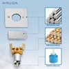 Airuida Square Shower Handle Wall Mount Brass Faucet Shower Rough-In