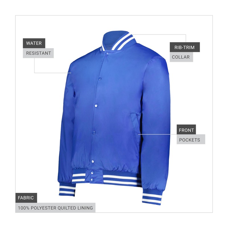 Holloway Heritage Jacket Royal/White M