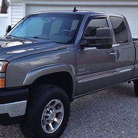 Spec-D Tuning Facelift Style Power + Heated Towing Mirrors + Led Smoke Signal Compatible with Chevy Silverado GMC Sierra 2003-2007