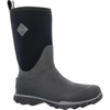 Muck Boot mens Arctic Excursion Mid Snow Boot, Black/Grey, 15-15.5