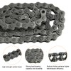 sourcing map #35/06C-1 Roller Chain 3 Feet 3/8" Pitch Carbon