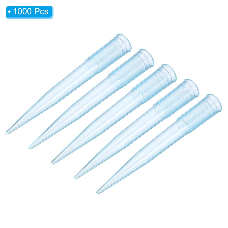 PATIKIL 1000ul Pipette Tips, 1000 Pcs Plastic Autoclavable Universal Liquid