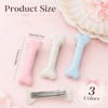 6 Pcs Colorful Bone Hair Clip, Bones Hairpins Skull Skeleton