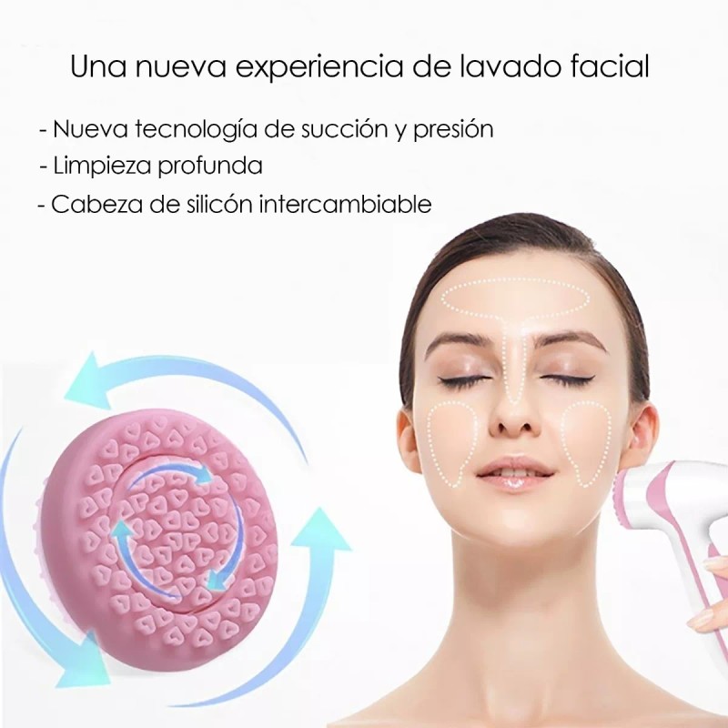 Monzó Limpiador Facial Eléctrico Tipo Lumi, Limpiador Eléctrico