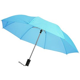 Automatic Pocket Umbrella 92 x 52 cm Stable Windproof Men Women Child Colour Blue