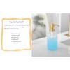 Mekoly Gold Glass Soap Dispenser with Rust Proof Metal Pump,