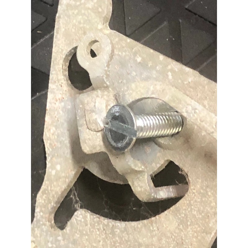 Unbranded Quadrajet Screw, short length flat head divorced choke to