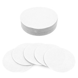 100 Pcs Diameter 2.5 Inches White Disposable Coffee Tea Filters Paper, Suitable for Coffee and Espresso Machines, Moka Pot Filters Paper (100, White)