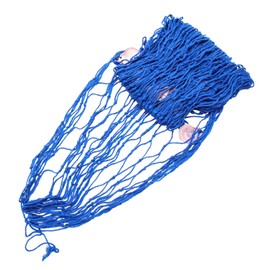 CORHAD 2pcs Decorative Fishing Nets Random Seashells Mediterranean Style Wall Decor for Beach Theme Parties Easy to Install Nautical Art for Home and Events