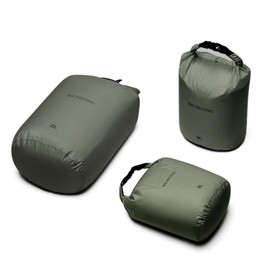 BeeNesting Ultralight Dry Bag Set for Backpacking, Waterproof Dry Bag for Camping, Hiking, Motorcycle, 3 Pack Lightweight Stuff Sack Set, Dark Green, Japanese