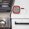 Escali DHR1-R Compact Portable Meat Candy Folding Digital Thermometer, Backlit