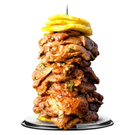 Brazilian BBQ Vertical Skewer, Shawarma Stand for Oven - Removable Spikes Ideal for Grill and Smoke, Sturdy Stainless Shawarma Chicken Roaster Rack, Two-Piece Set(One Base & One 8-Inch Spike)