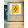 GRANDART.COM - New Mexico Color Map - Canvas Wall Art
