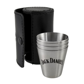 Jack Daniel's Shot Glass Travel Set by Jack Daniels Licenced Barware