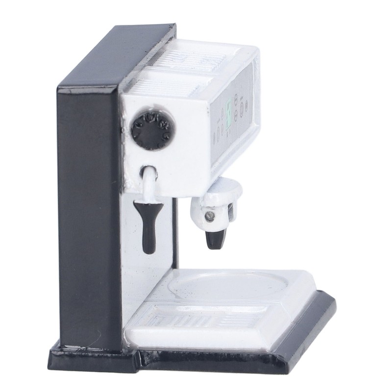Coffee Maker Toys Alloy Simulation Furniture Mini Doll House Accessories