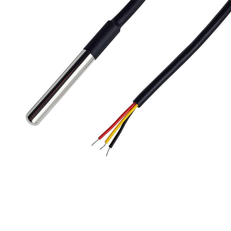 Yuuhseel 5pcs DS18B20 Temperature Sensor Waterproof Digital Stainless Steel Tube