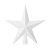 Mr. Pen- Glitter Star Tree Topper, 8-Inch, White Star Christmas