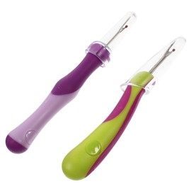 DOITOOL 2Pcs Durable Sewing Seam Ripper Kit Lightweight Thread Unpicker Tool for Removal Bright Colors for Sewing Enthusiasts and DIY Projects