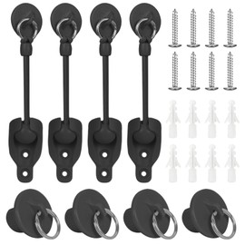 Seprochoo Sunshade Curtain Replacement Parts, Bungee Jumping kit, Suitable for Coolaroo's External Roller Blinds, and Compatible with Various Outdoor Sunshade Models (2pcs, Black)