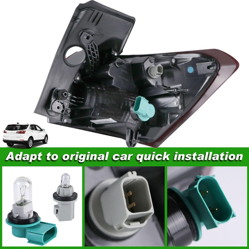 Lochnchn Tail Light Assembly Compatible with Chevy Equinox 2018 2019