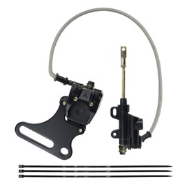 PRO BAT 12mm Rear Disc Hydraulic Brake Assembly Caliper for SDG SSR 107 110 125 I BK12 Dirt Pit Bike, Black