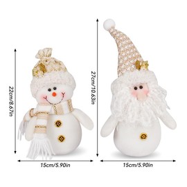 CHENKEE Christmas Decoration Plush Gnome, Pack of 2 Handmade Christmas Gnome Cute Gnome Christmas Gnome Christmas Decoration Gnome for Children Home Christmas Decoration