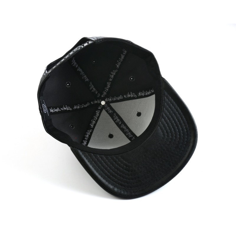 Underground Kulture Paint Collection Eagle Snapback Baseball Cap Black