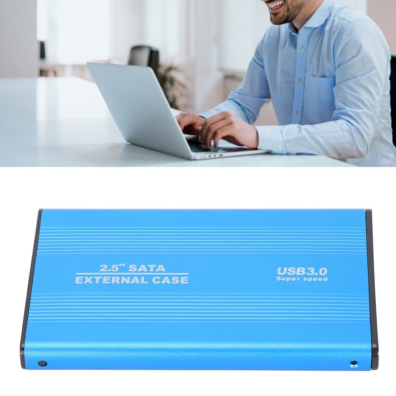 HDD Enclosure Plug Play 3TB USB3.0 SSD Hard Disk Box