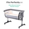 Bassinet Fitted Sheets Compatible with Mika Micky Bedside Sleeper –