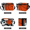 Sports Balls Soccer Baseball Basketball Premium Insulated Lunch Bag, Leak