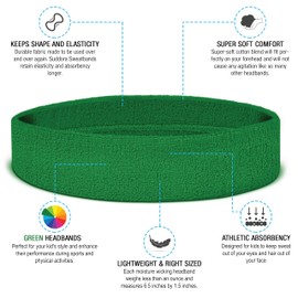 Suddora niños juego de banda elástica (1 diadema/2 muñequeras)