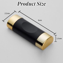 4 Pcs Alloy Chopstick Rest Black Gold Chopstick Holder Chinese Chopstick Spoon Rest Table Decoration Simple Cushion Spoon Holder for Home Restaurant Kitchen Tableware Rack
