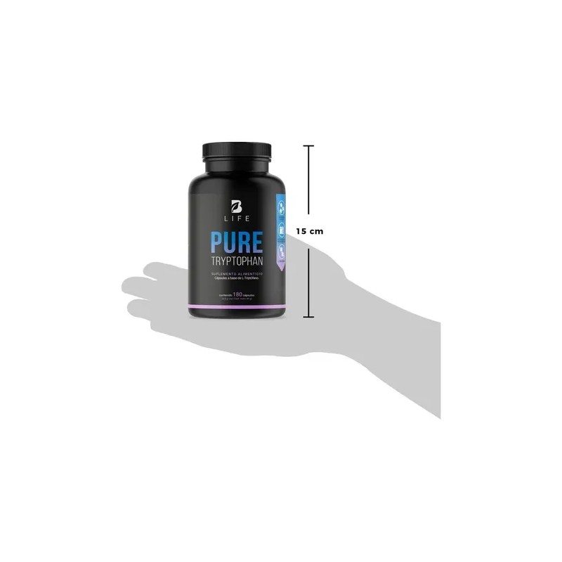Triptofano De 180 Cápsulas De 500mg, L-tryptophan B Life