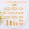 Puocaon Basic Polymer Clay Cutters - 16 Pcs Clay Cutters