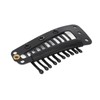 100pcs Hair Extension Clips Multipurpose 38mm 10 Teeth Wig Clips